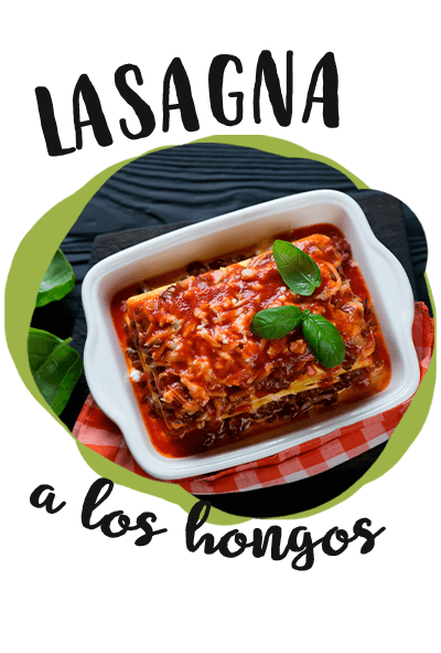 Lasagna a los hongos