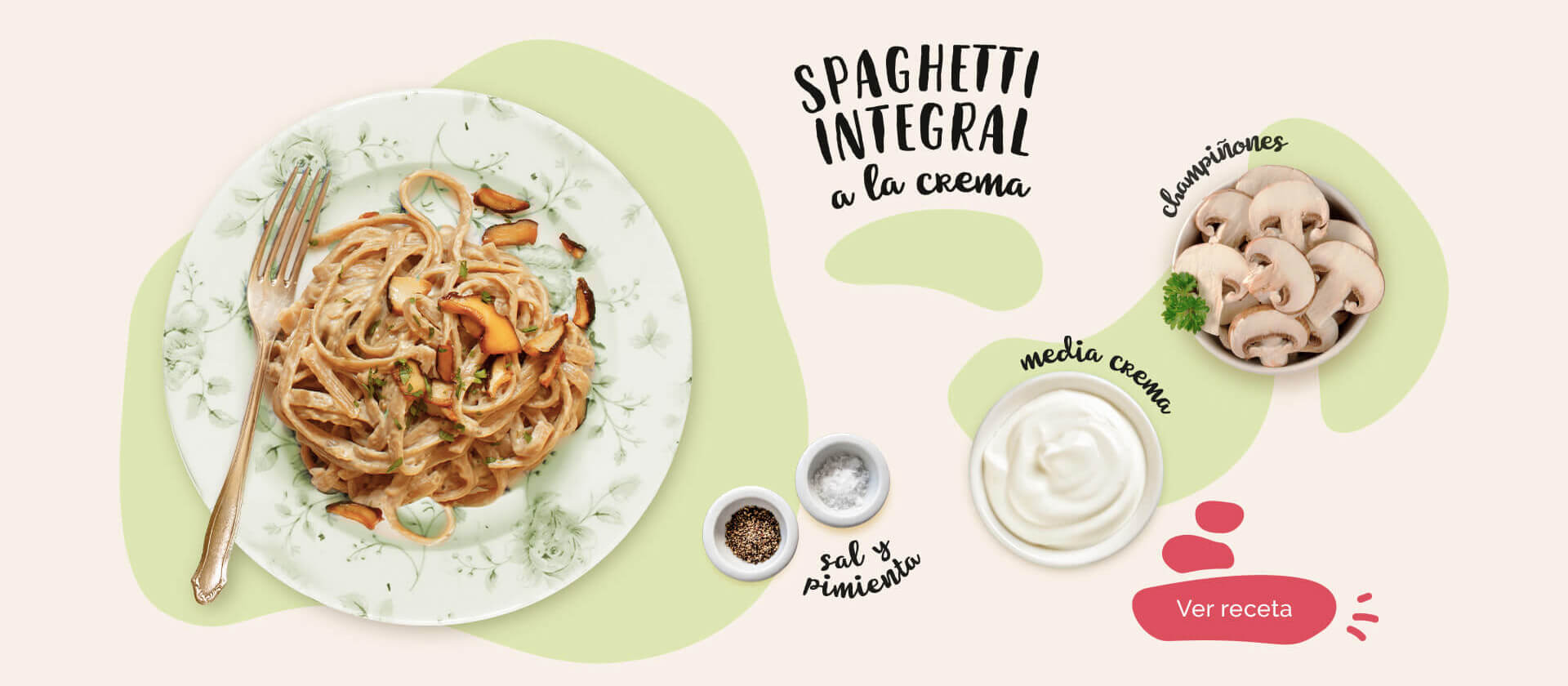 Spaguetti Integral a la Crema De Luigi